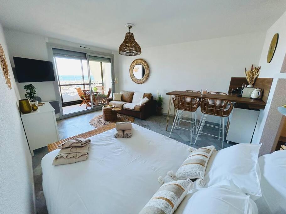 Studio Chic & Cosy Vue Mer, Clim, Parking La Grande-Motte Exterior photo